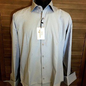 Paul Alexander Vintage Blue White Checkered Men's